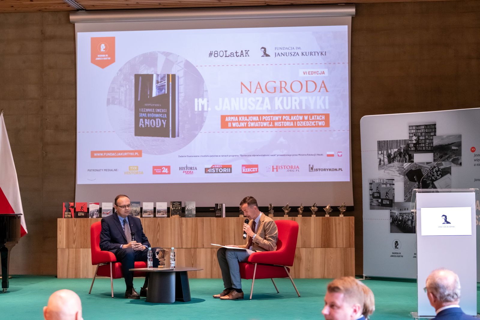 Debata z Laureatem Nagrody im. Janusza Kurtyki. Fot. Fundacja im. Janusza Kurtyki