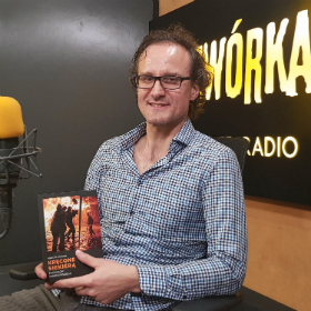 Marcin Rychcik, aktor, autor książki "Kręcone siekierą. 9 seansów Smarzowskiego"