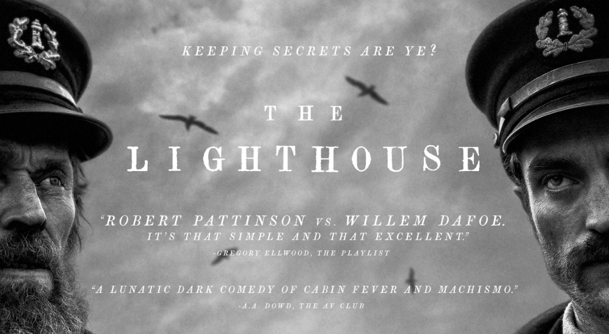 Fragment plakatu promującego film The Lighthouse w reż. Roberta Eggersa