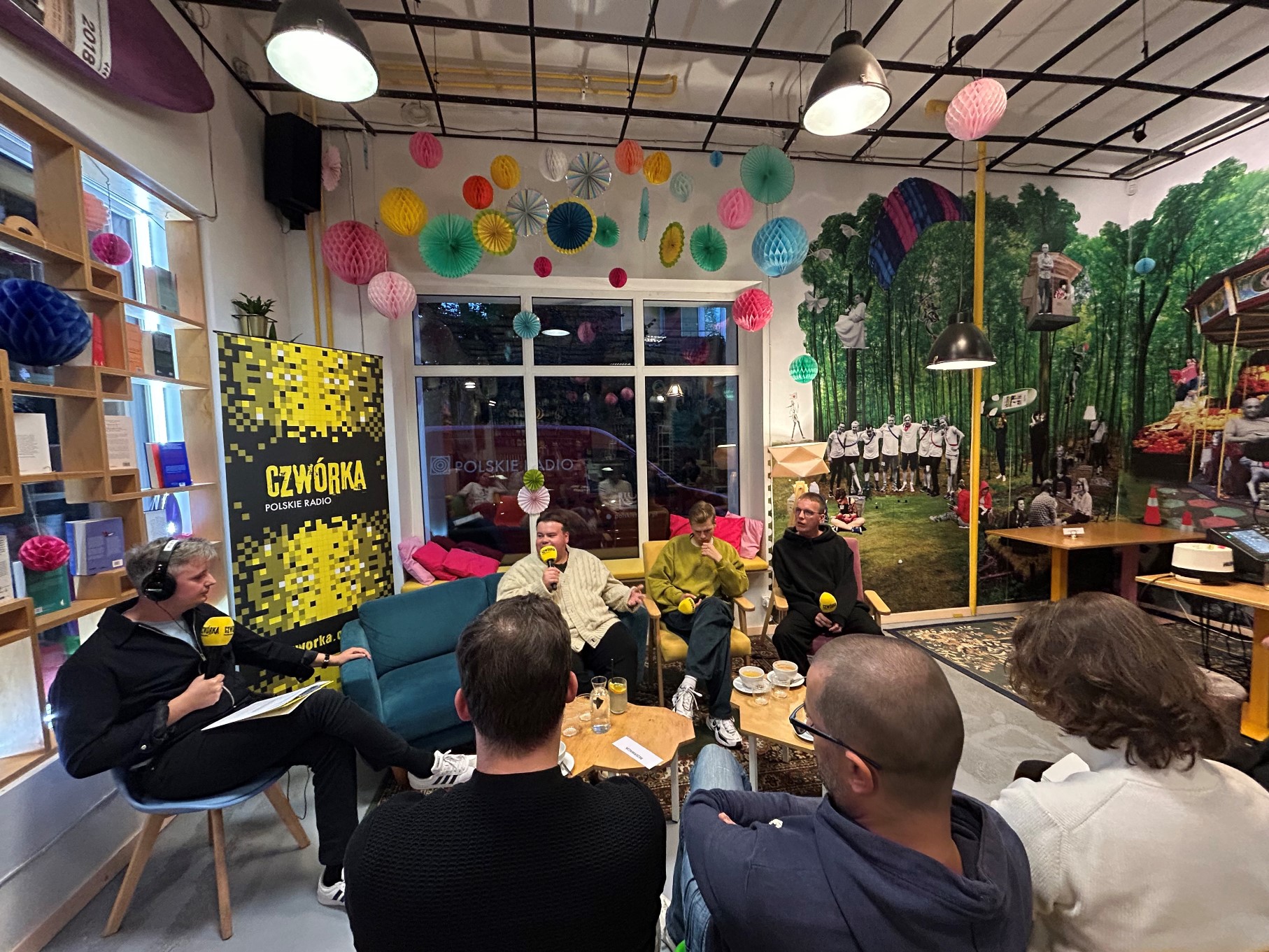 Pierwsza z wspólnych debat Czwórki i Big Book Cafe fot.Krzysztof Świeżak/Polskie Radio